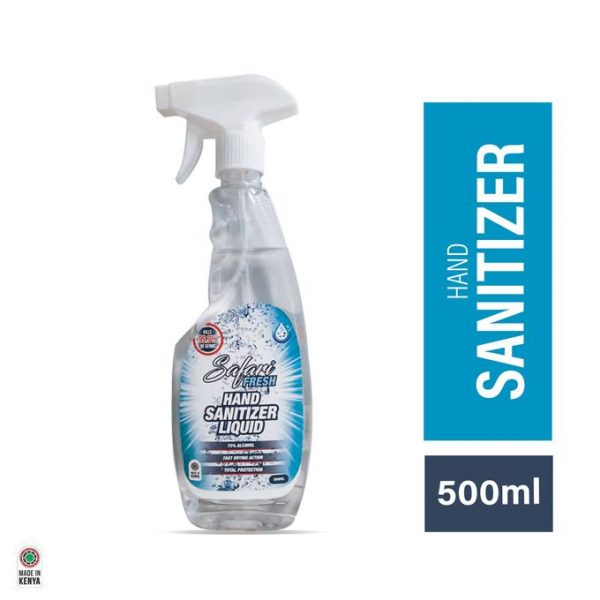 saf fresh sanitizer 500ml liquid spray