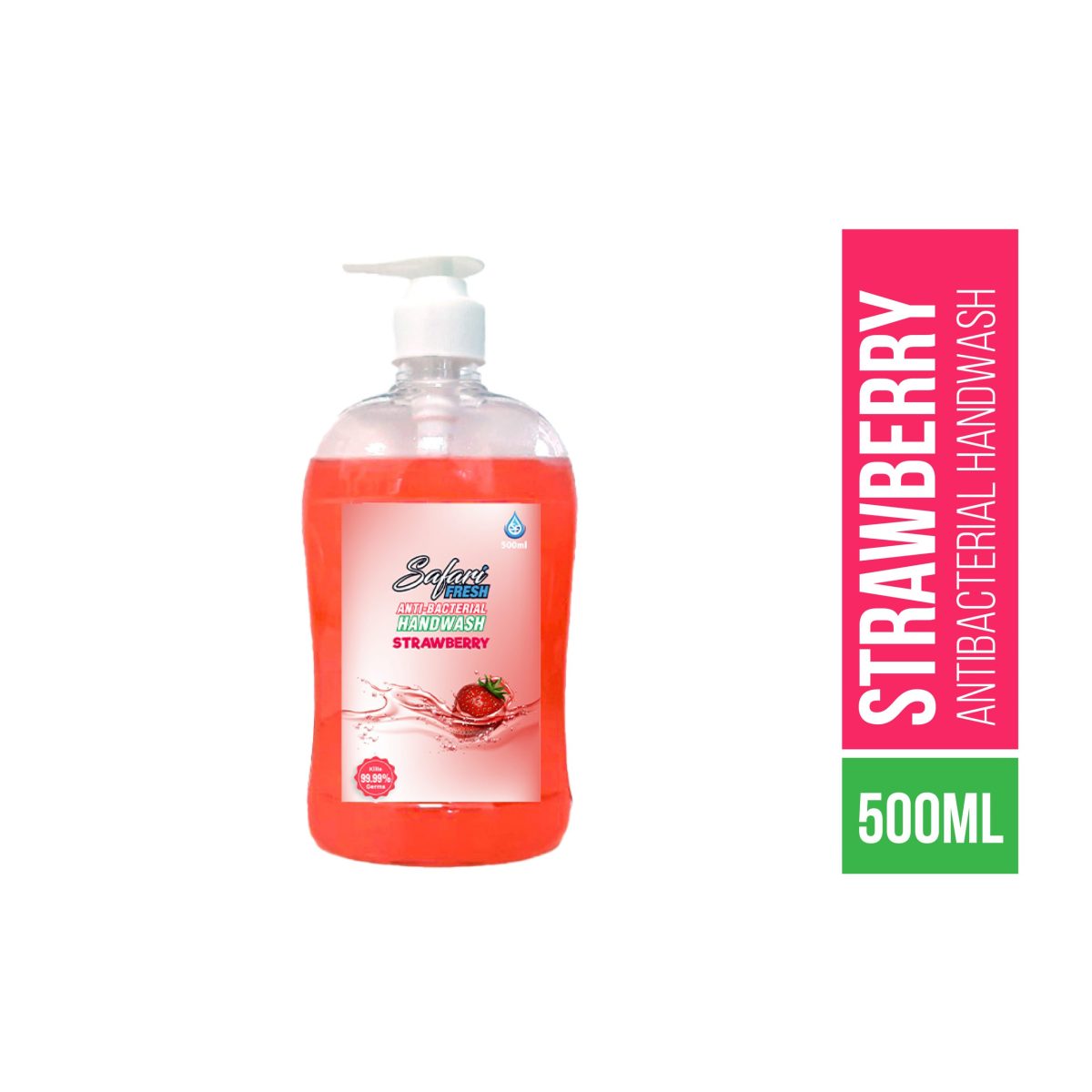 Safari Fresh Strawberry Hand Wash 500ml